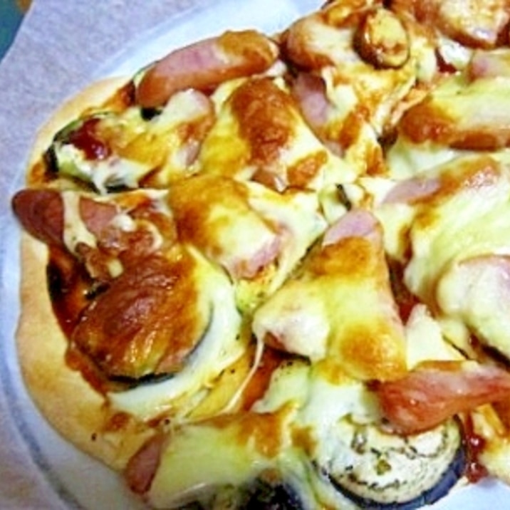 ピザトッピング なす ウインナー レシピ 作り方 By Ggggggon 楽天レシピ